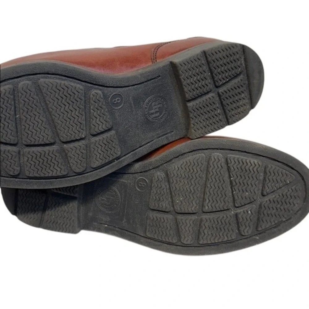 Hunter's‎ Bay Leather Collection Tassel Loafer Brown Preppy Shoes Men's Size 8